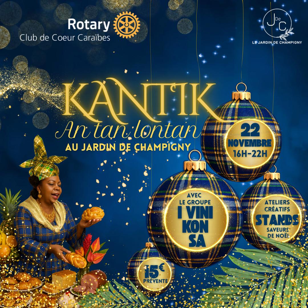 Kantik an tan lontan — 22 novembre 16h–22h, Jardin de Champigny